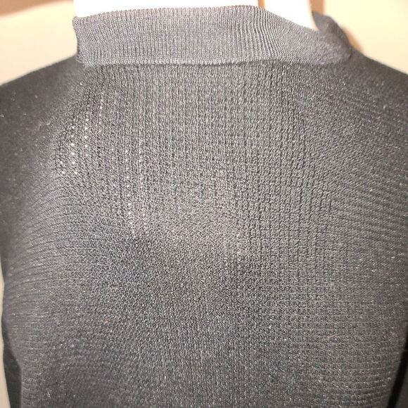 Alexander Wang | Black Knit Crewneck Sweater - Picture 2 of 6